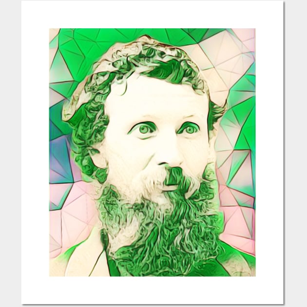 John Muir Green Portrait | John Muir Artwork 7 Wall Art by JustLit